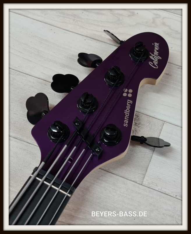 Sandberg California II Central 5 Ebony, Custom Color Violet Metallic Highgloss
